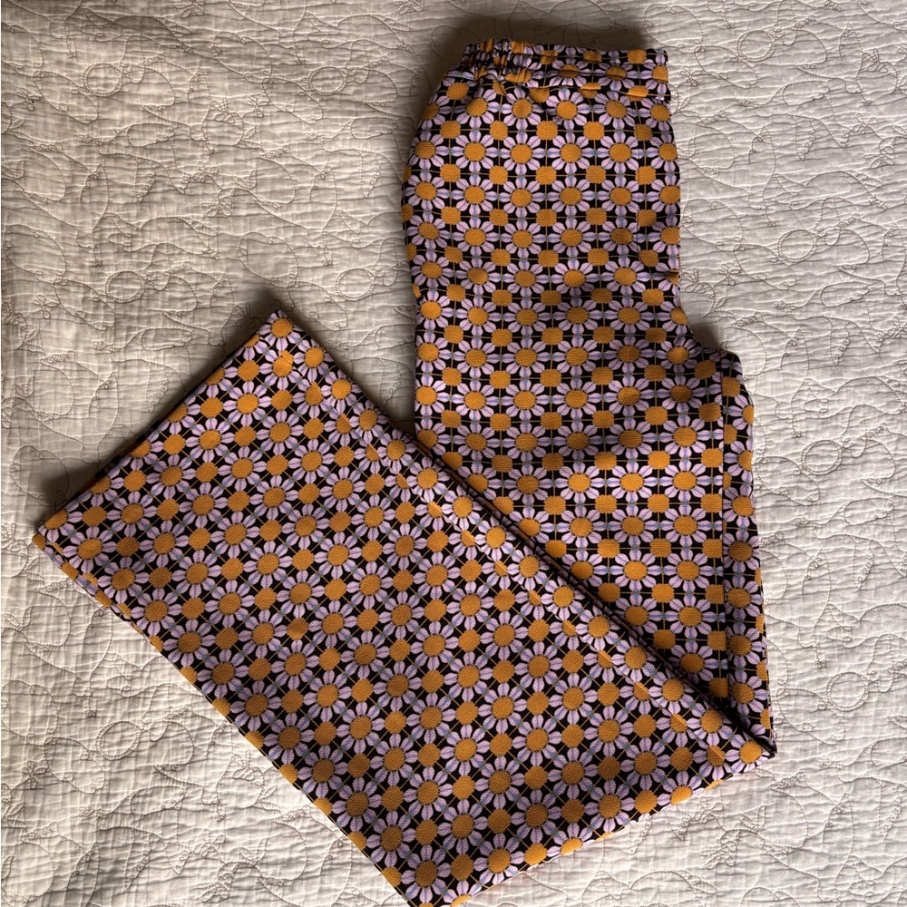 Urban Outfitters Colette Trouser Pants—Purple & Yellow